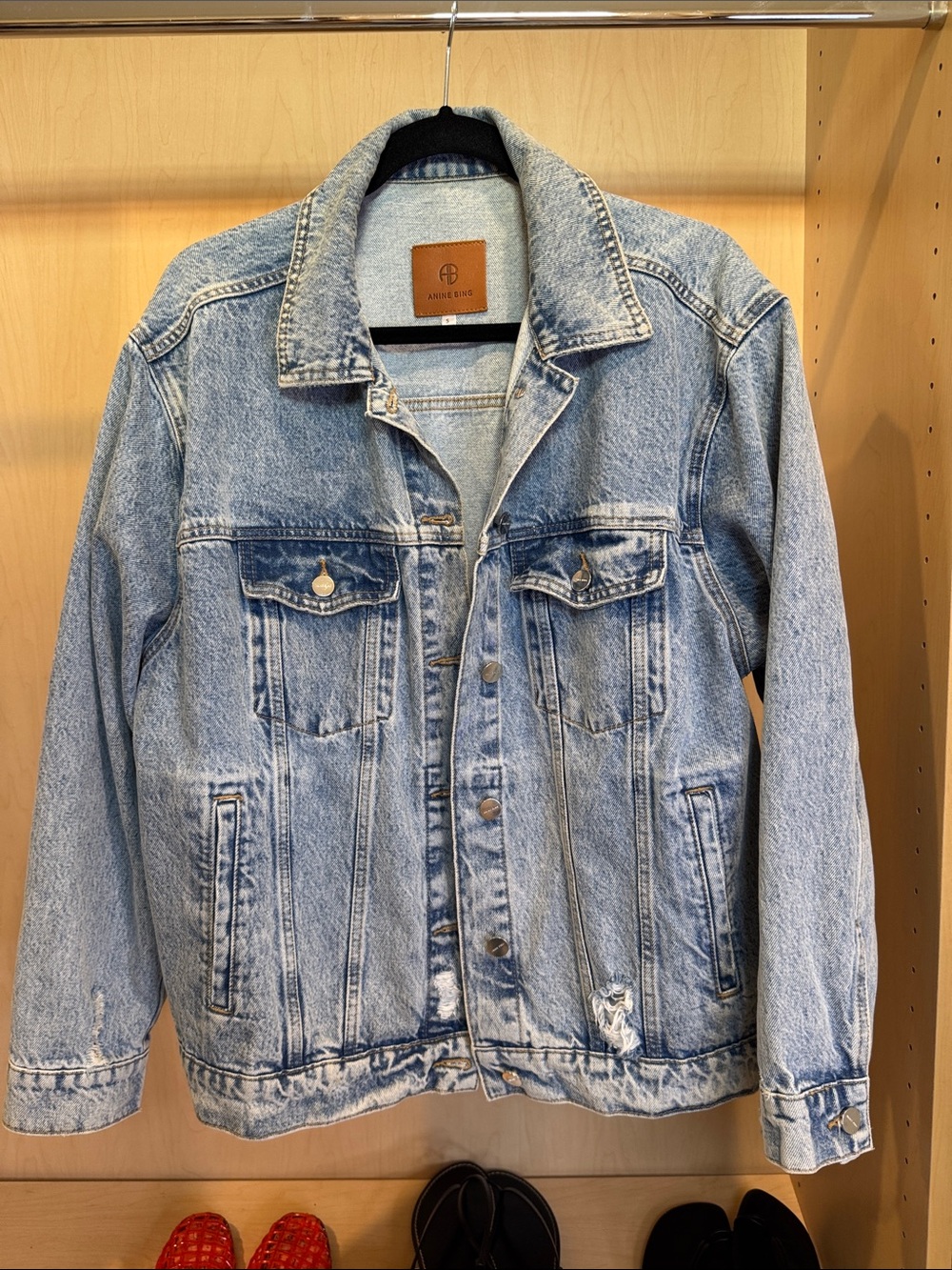 Anine Bing Rory Denim Jacket